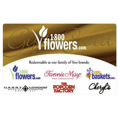 1-800-FLOWERS.COM® $10 Gift Card - Order flowers, roses, gift baskets and more. 