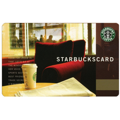 STARBUCKS® $25 Gift Card - Treat yourself to hot or cold drinks, snacks, gifts and more!
